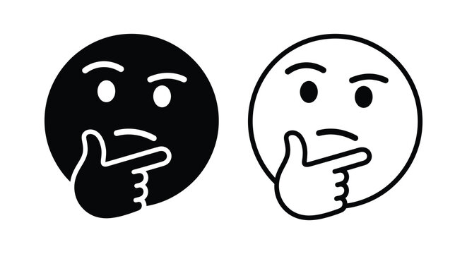 thinking emoji icon