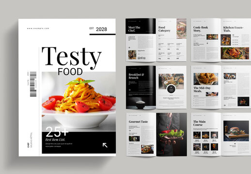 Food Magazine Templates