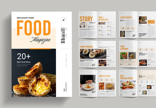 Food Magazine Layout