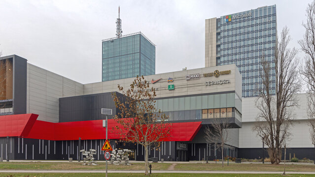 Microsoft Tower Usce Shopping Mall in New Belgrade Serbia