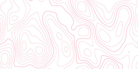 Abstract design with seamless pattern with lines topographic map. geographic mountain relief. retro topographic map. geographic contour map paper texture. terrain path isolated on a background. © Arte Acuático
