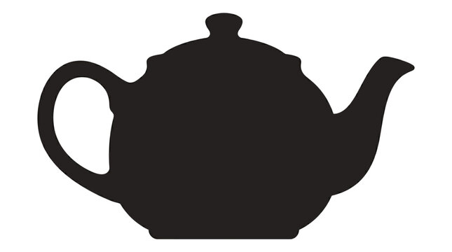 teapot on a white background