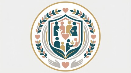 Obraz premium This graphic represents a corporate HR initiative focused on supporting employees in family building through fertility benefits at work.