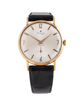 Levrette manual winding watch, reference 3832, 18kt yellow gold case with silver dial. Milan, Italy, February 25, 2026
