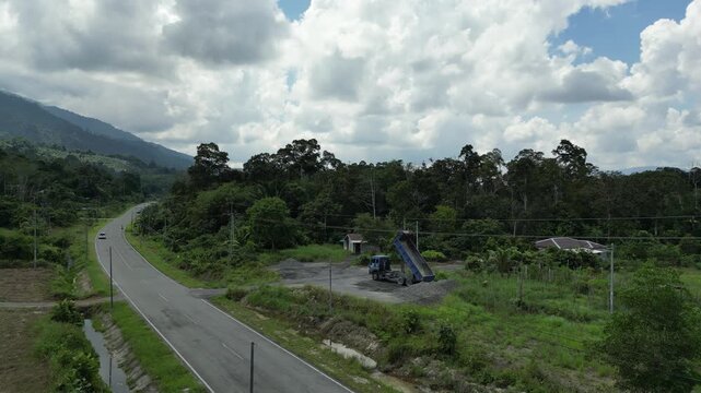 The village serves as a significant entry point through the Biawak ICQS (Immigration, Customs, Quarantine, and Security) Complex. This is a major route for cross-border travel to Aruk in the Sambas.