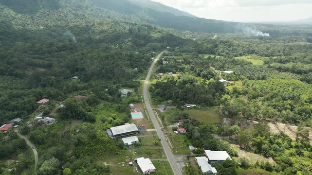 The village serves as a significant entry point through the Biawak ICQS (Immigration, Customs, Quarantine, and Security) Complex. This is a major route for cross-border travel to Aruk in the Sambas.