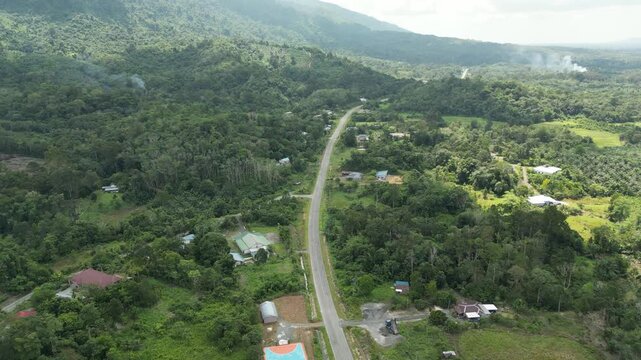 The village serves as a significant entry point through the Biawak ICQS (Immigration, Customs, Quarantine, and Security) Complex. This is a major route for cross-border travel to Aruk in the Sambas.