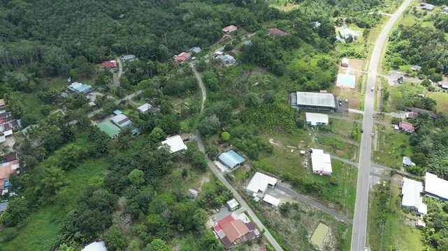 The village serves as a significant entry point through the Biawak ICQS (Immigration, Customs, Quarantine, and Security) Complex. This is a major route for cross-border travel to Aruk in the Sambas.
