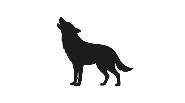 vector illustration of a wolf