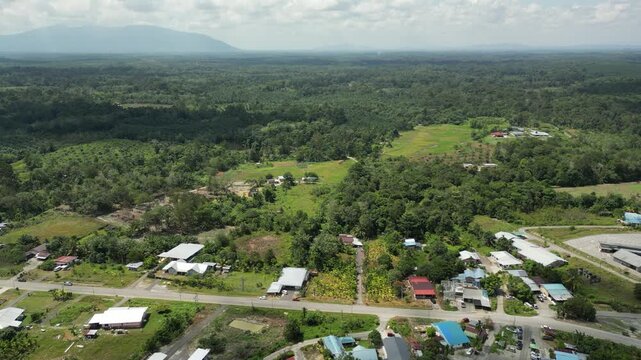 The village serves as a significant entry point through the Biawak ICQS (Immigration, Customs, Quarantine, and Security) Complex. This is a major route for cross-border travel to Aruk in the Sambas.