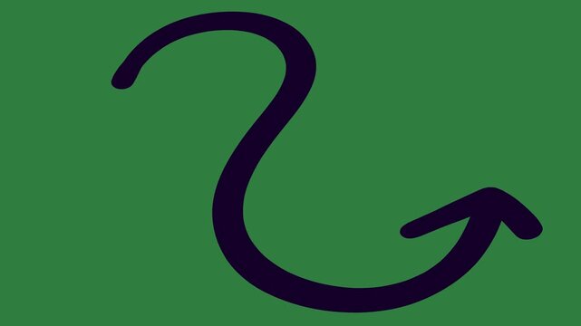 Black letter s on u j image of the emotion elements creative expression cartoonish depth backgrounds composition isolated on green screen background