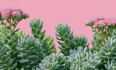 Fototapeta premium a greenhouse display sign for upright mounding sedum