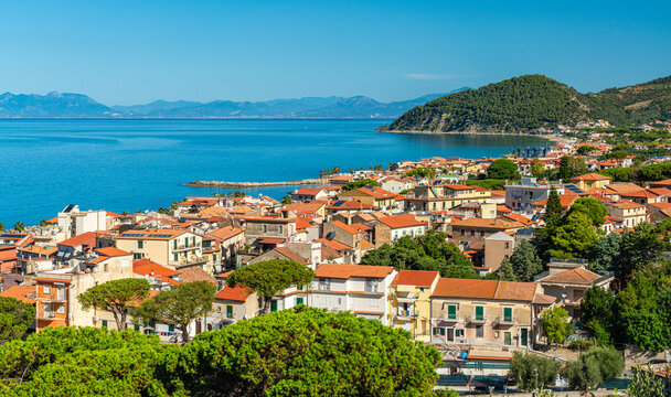 Santa Maria di Castellabate, beautiful village in the Cilento region of Campania, Italy.