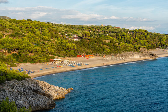 Amazing mediterranean landscape at Marina di Camerota, Cilento, Campania, southern Italy.
