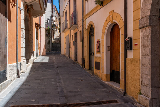 Scenic sight of Rivello, beautiful village in the Province of Potenza, Basilicata, Italy.