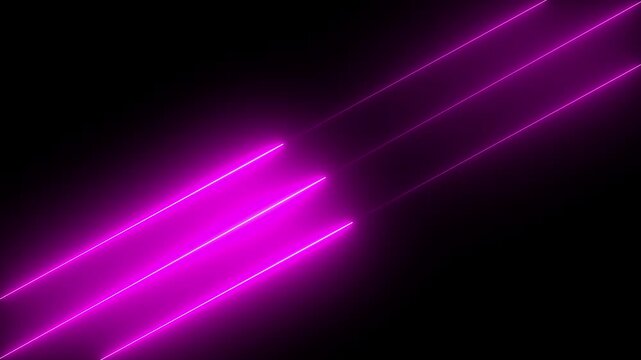 Abstract glowing neon lights blinking lines moving animation. abstraction neon Lines moving up screen saver background. Multicolored neon lines video background