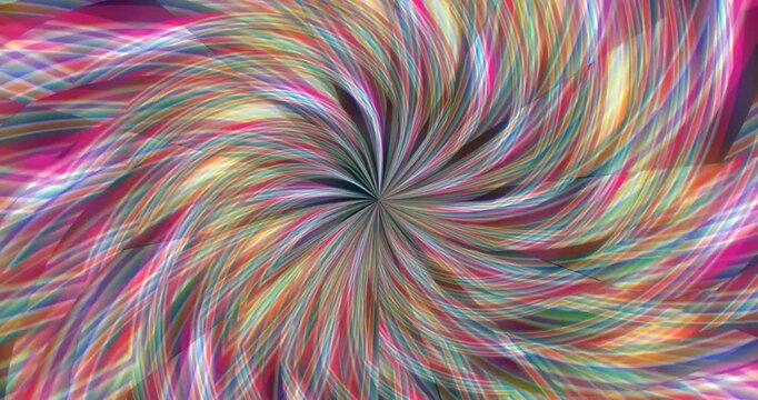 Seamless Psychedelic Kaleidoscope Animation