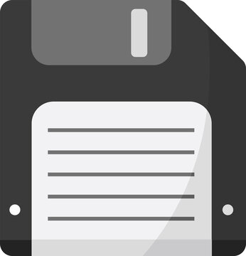 Vintage floppy disk represents obsolete data storage, digital history, retro computing technology.
