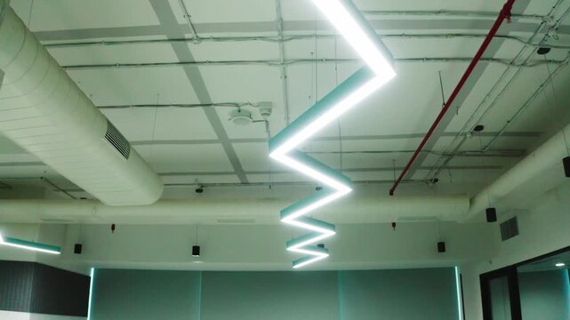 Interior Design and Lightning of IT Company workspace