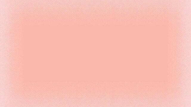 4K Pastel Pink Halftone Frame Overlay.Retro textured border background with copy space for aesthetic video effects.
