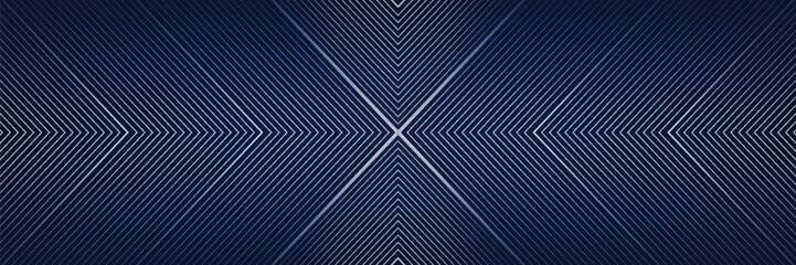 Obraz premium Abstract geometric background with symmetrical linear patterns and dark luxury aesthetic. Modern vector design suitable for technology, corporate branding, presentations and premium templates.