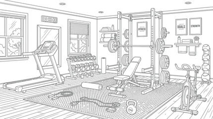Fototapeta premium drawing of a house