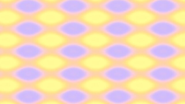 Abstract seamless pattern with soft blurred yellow and purple oval shapes.