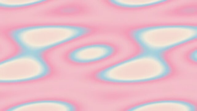 Abstract soft pastel background with fluid wavy shapes in pink and blue colors.