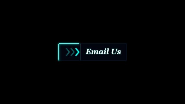 Email Us Animated Call to Action Button with Neon Glowing Border Effect