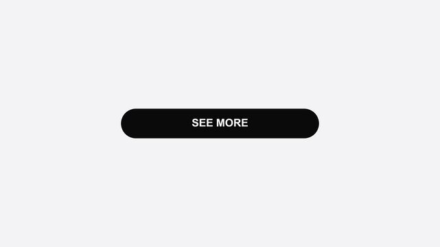 See More Button Click with Colorful Geometric Particle Animation on White Background