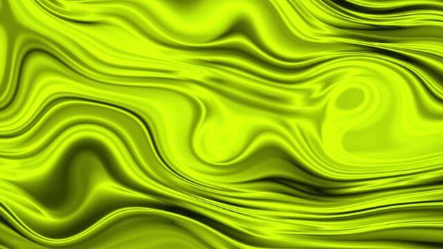 abstract background Vibrant Chartreuse Green And Acid Lime Fluid Plasma Swirl Glowing Energy Loop