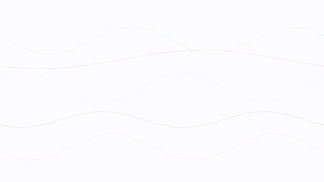 Dashed flowing lines on pastel colors, corporate motion background seamless loop 4K