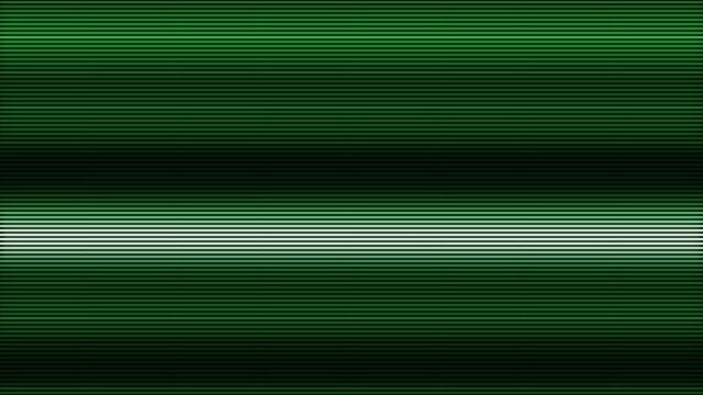 Digital green LED wall scan lines, stage screen background seamless loop 4K