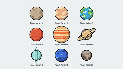 Celestial bodies collection © Ulosowo