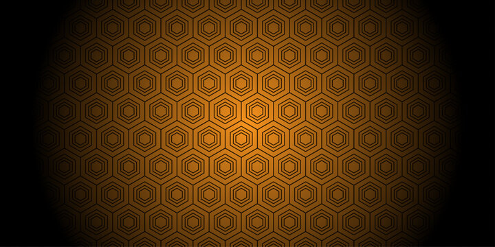 Futuristic hexagon pattern vector cube design. Cubic concept design abstract technology background.