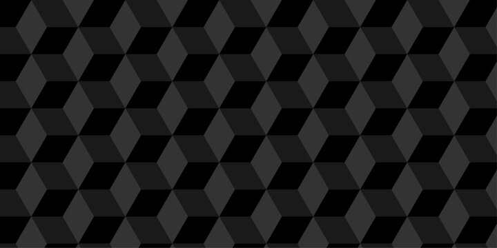Futuristic hexagon pattern vector cube design. Cubic concept design abstract technology background.