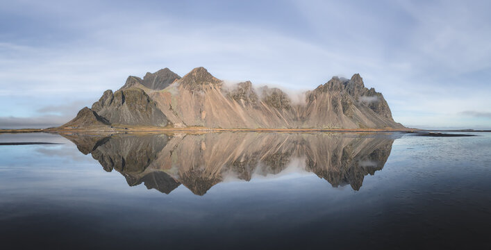 Vestrahorn, Mountain in Iceland Stokksnes, Landscape, Mirror Beach