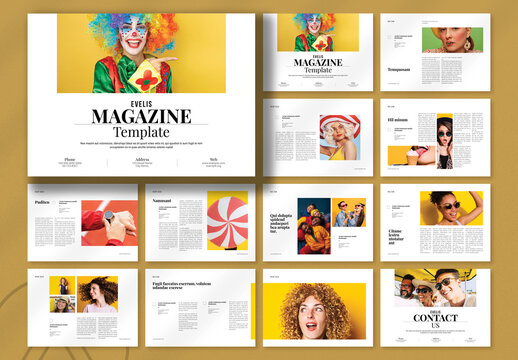 Magazine Landscape Design Template