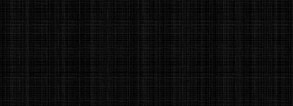 Black linen fabric seamless background vector illustration. Dark charcoal cotton material mesh features an empty horizontal textured pattern for minimalist wallpaper, gothic backdrop, or corporate tex