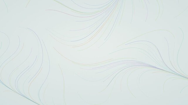 Animated Light Corporate flow field lines background flowing loop