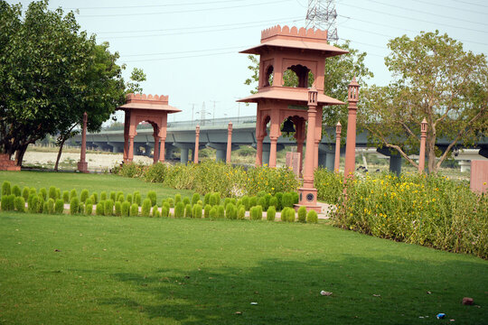 Vasudev Ghat, Yamuna Riverfront, New Delhi, India