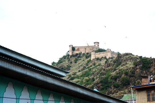 Hari Parbat Fort, Majestic Historical Landmark, Sharika Hill , Srinagar, Jammu and Kashmir. &copy; Saji Maramon