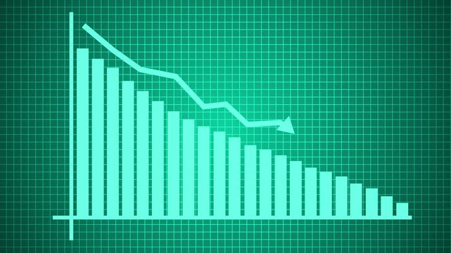 Corporate Revenue Growth Dashboard Animation with Positive Trend Visualization