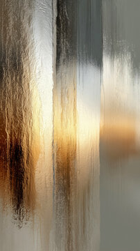 Abstract textured metallic background with gold and silver foil