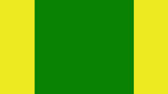 Vertical animated yellow and green side border frame overlay, perfect for creative mobile video framing and social media content production