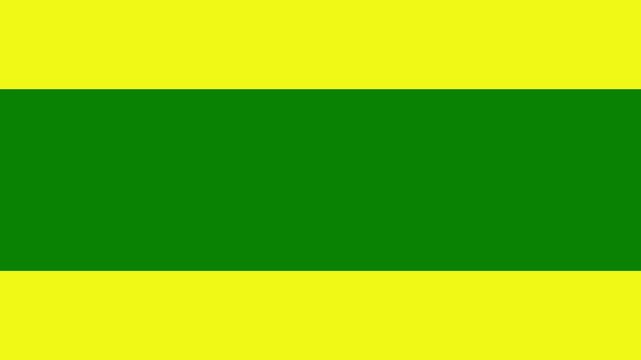 Dynamic animated yellow and green border frame overlay for video editing and motion graphics projects