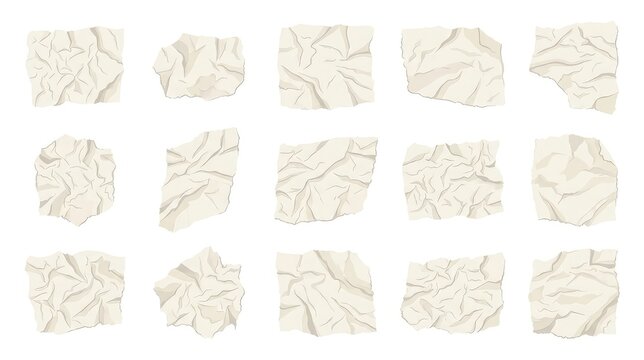 collection of crumpled paper