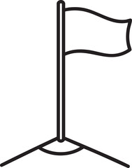 Soccer Corner Flag Icon Vector © ditorama