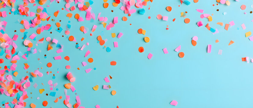 Festive confetti header