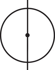 Soccer Center Circle Line Icon Vector © ditorama